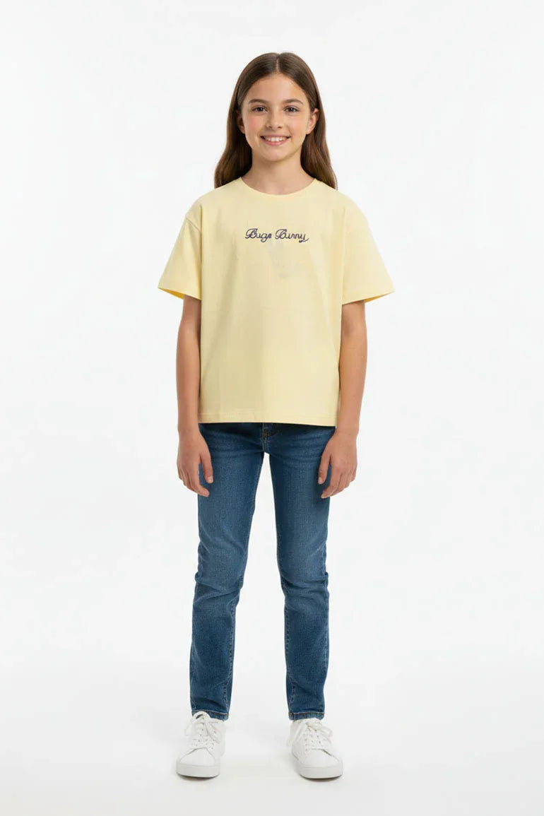 Graphic Cotton T-Shirt for Girl