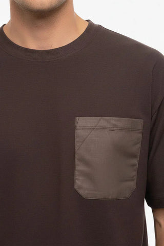 Pocket Crew Neck T-Shirt for Men