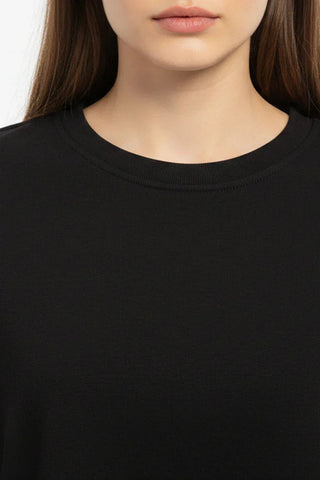 Relaxed Fit Crop T-Shirt for Women
