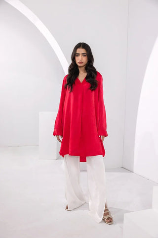 Solid Midi Dress For Women