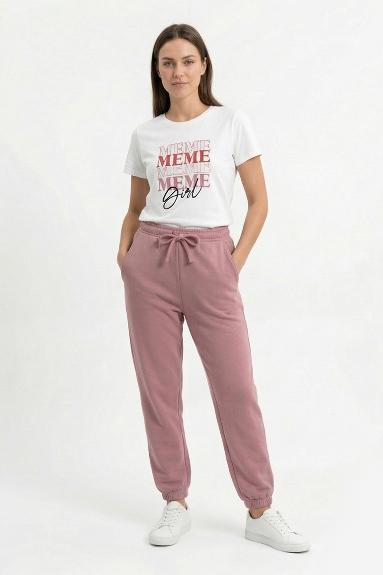 Basic Jogger Trousers For Women