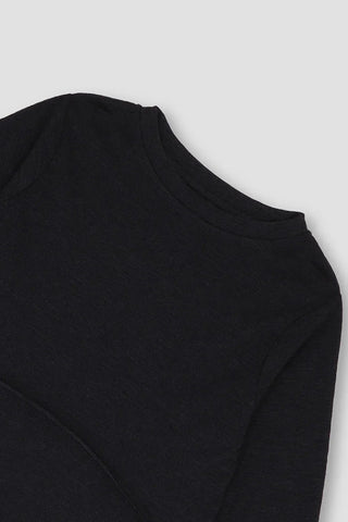 Solid Long Sleeve T-Shirt For Women