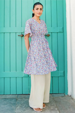 Printed Midi Dress For Women