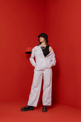 Striped Co-Ord Set For Women
