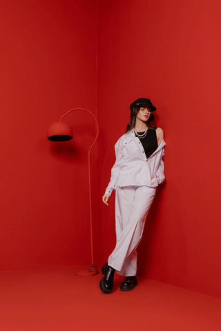 Striped Co-Ord Set For Women