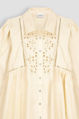 Embroidered Midi Dress For Women