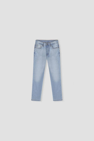 Light Wash Slim Fit Denim Jeans For Boy