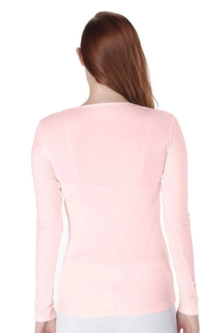 Solid Long Sleeve T-Shirt For Women