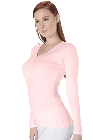 Solid Long Sleeve T-Shirt For Women