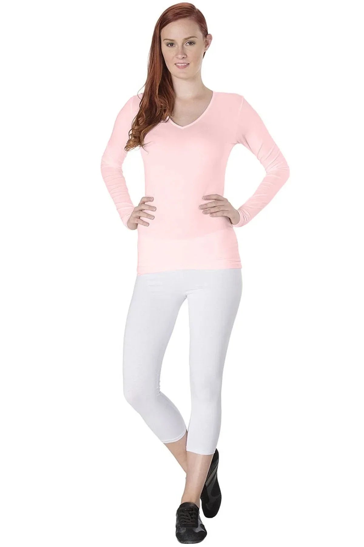 Solid Long Sleeve T-Shirt For Women