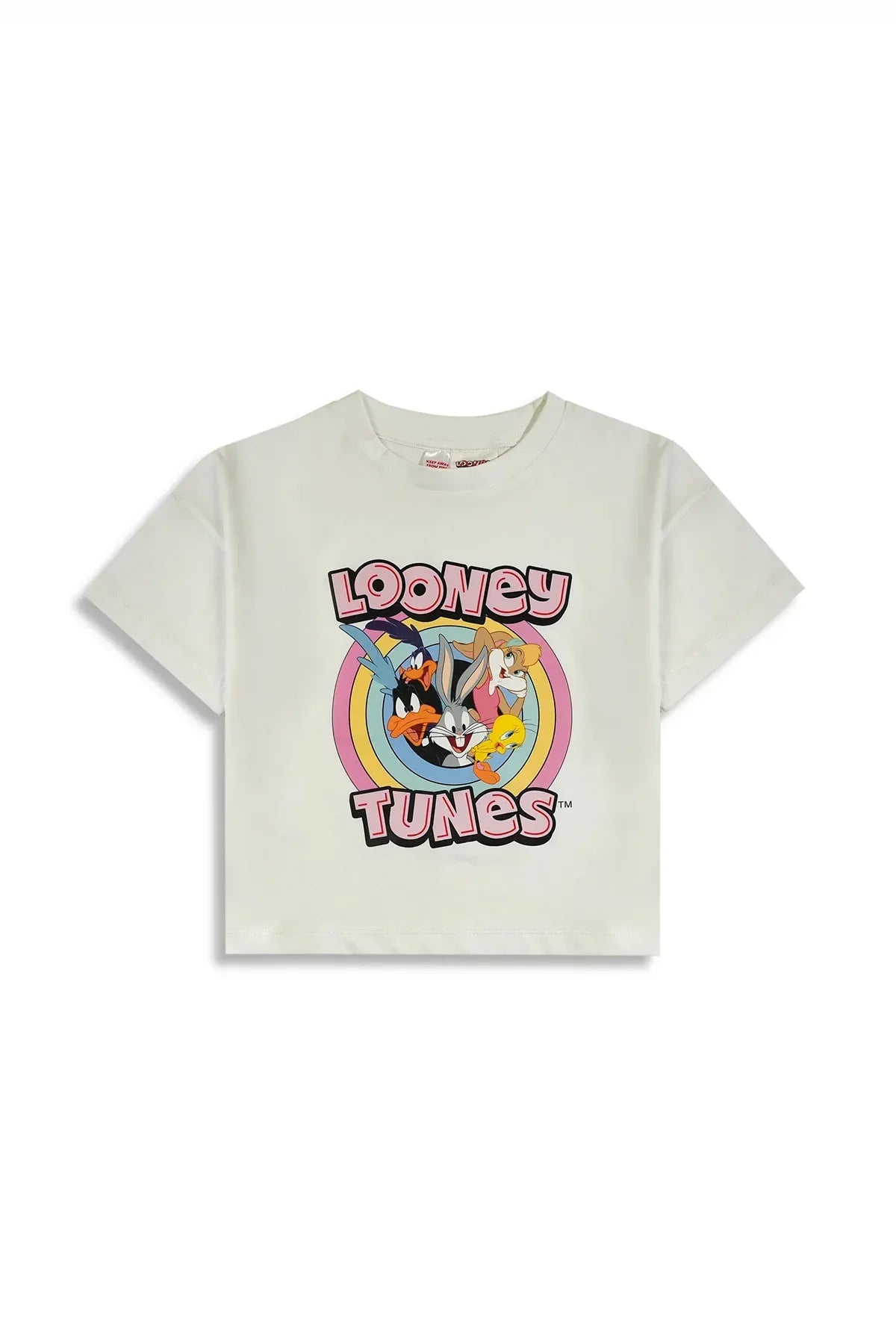 Loony Tunes T-Shirt for Girl- White
