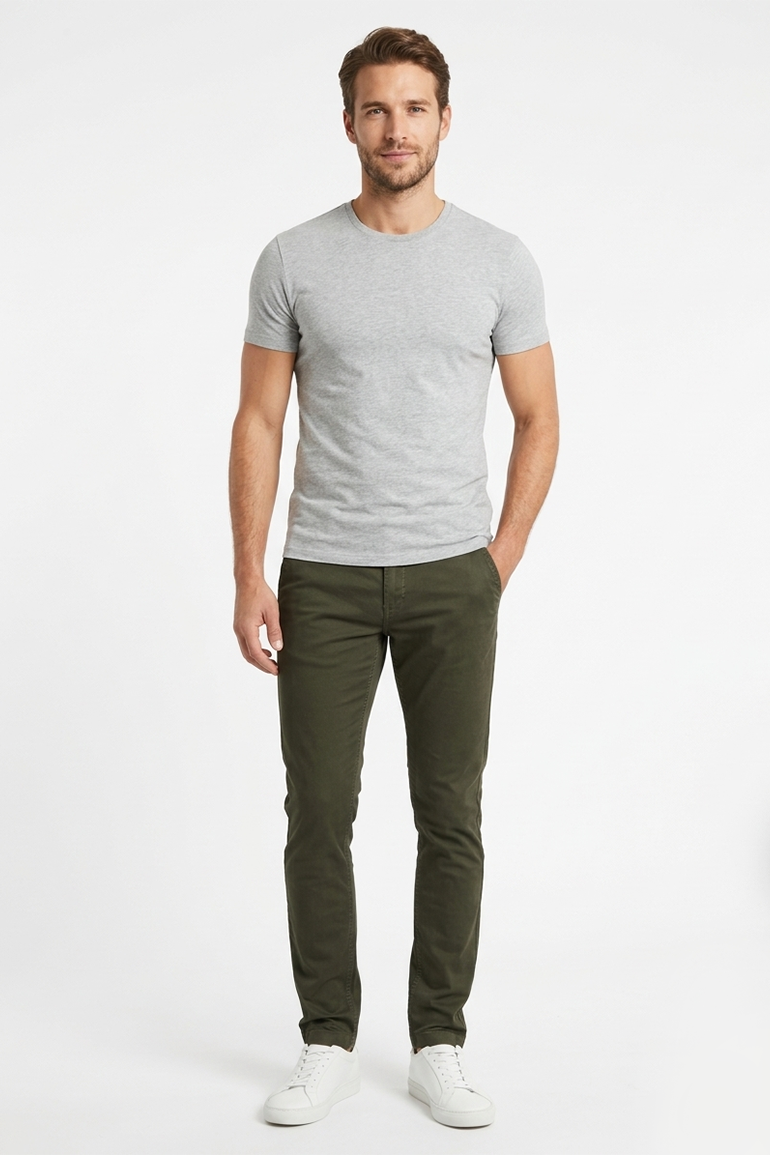 Basic Slim Fit Chino For Men