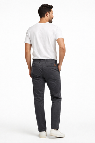 Basic Slim Fit Chinos For Men