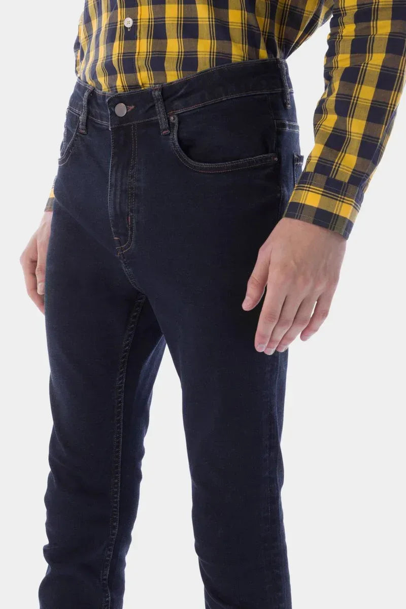 Skinny Fit Jeans For Men - Dark Blue - MEME