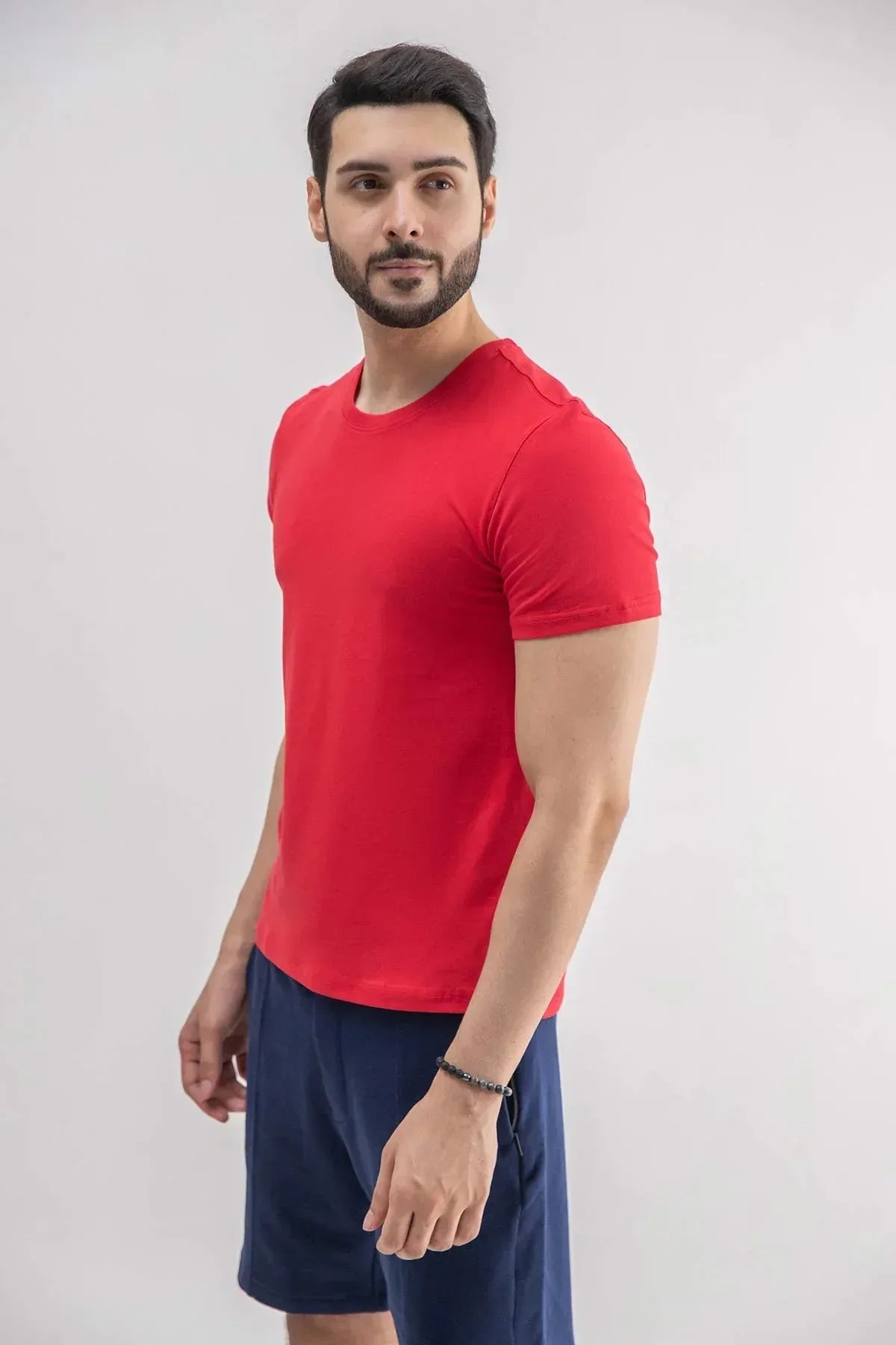 Crew Neck Basic T-Shirt For Men