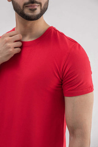 Crew Neck Basic T-Shirt For Men