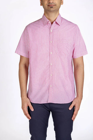 Stripe Half Sleeve Shirt For Men