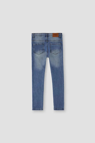 Medium Wash Denim Jeans For Girl