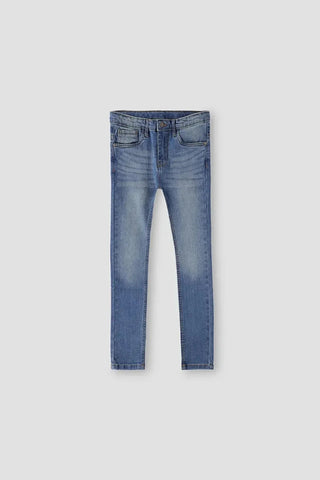 Medium Wash Denim Jeans For Girl
