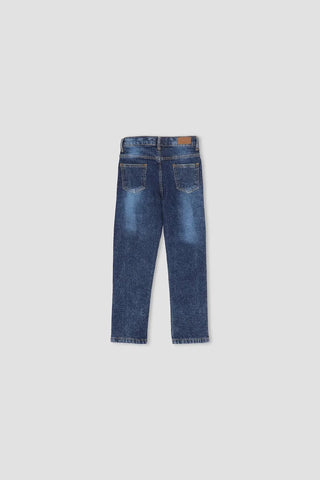 Medium Wash Slim Fit Jeans For Boy