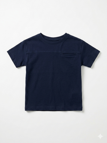  POCKET DETAIL T-SHIRT FOR BABY BOY   MEME