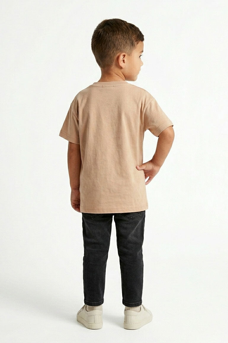  POCKET DETAIL T-SHIRT FOR BABY BOY   MEME