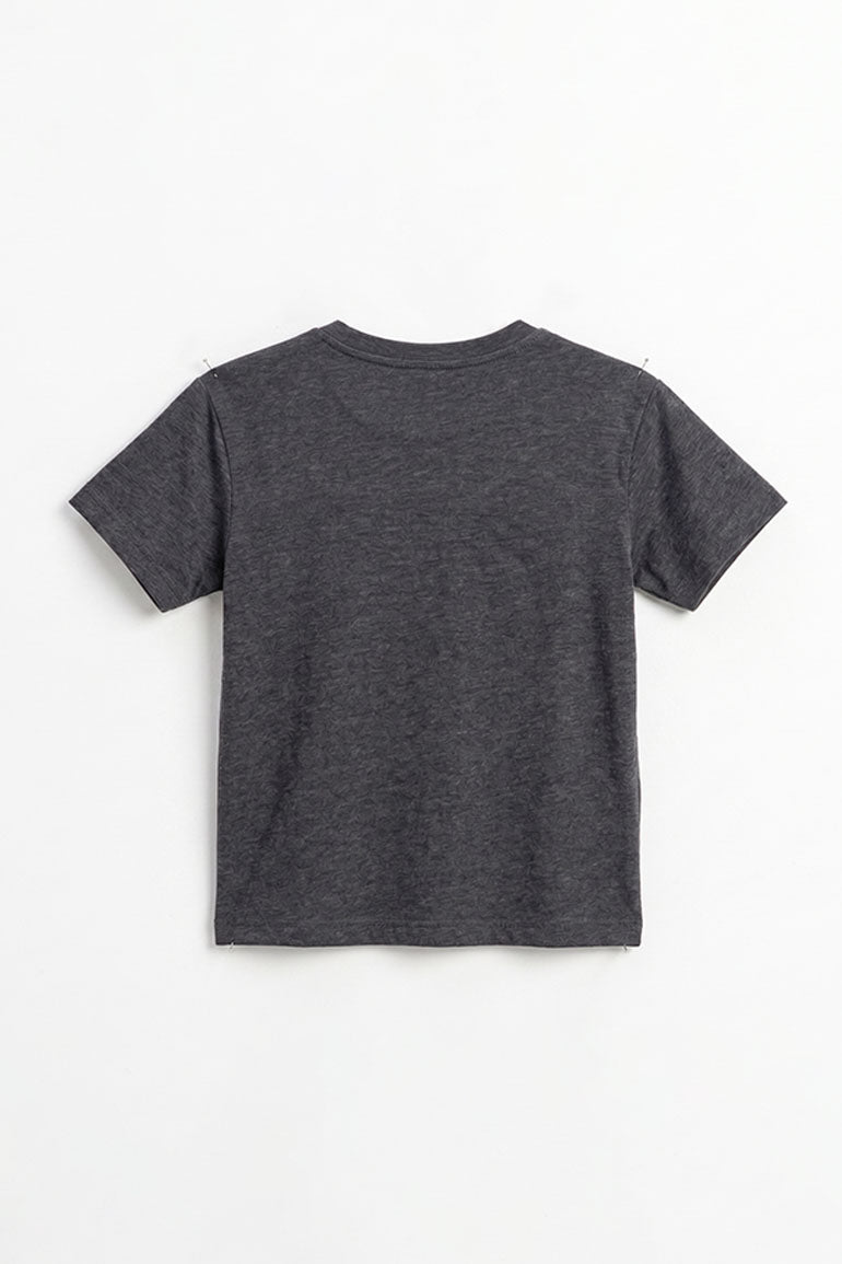  POCKET DETAIL T-SHIRT FOR BABY BOY   MEME