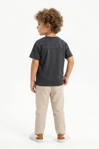  POCKET DETAIL T-SHIRT FOR BABY BOY   MEME