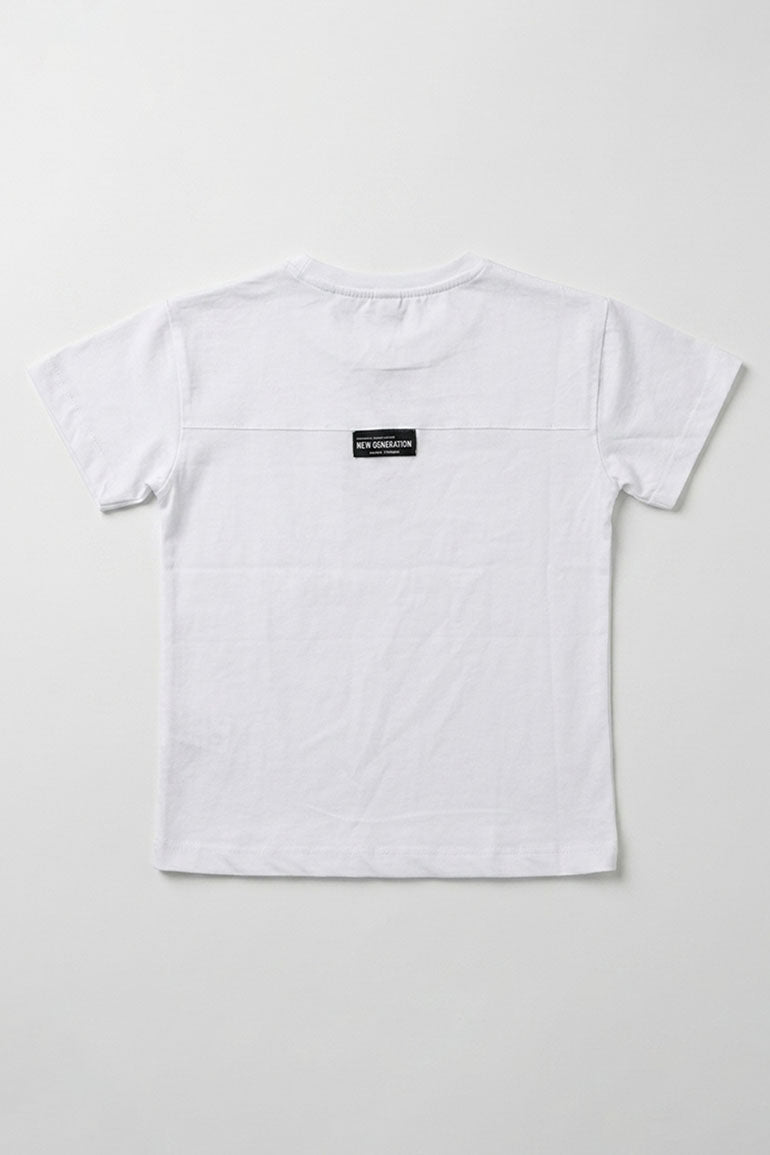  POCKET DETAIL T-SHIRT FOR BABY BOY   MEME