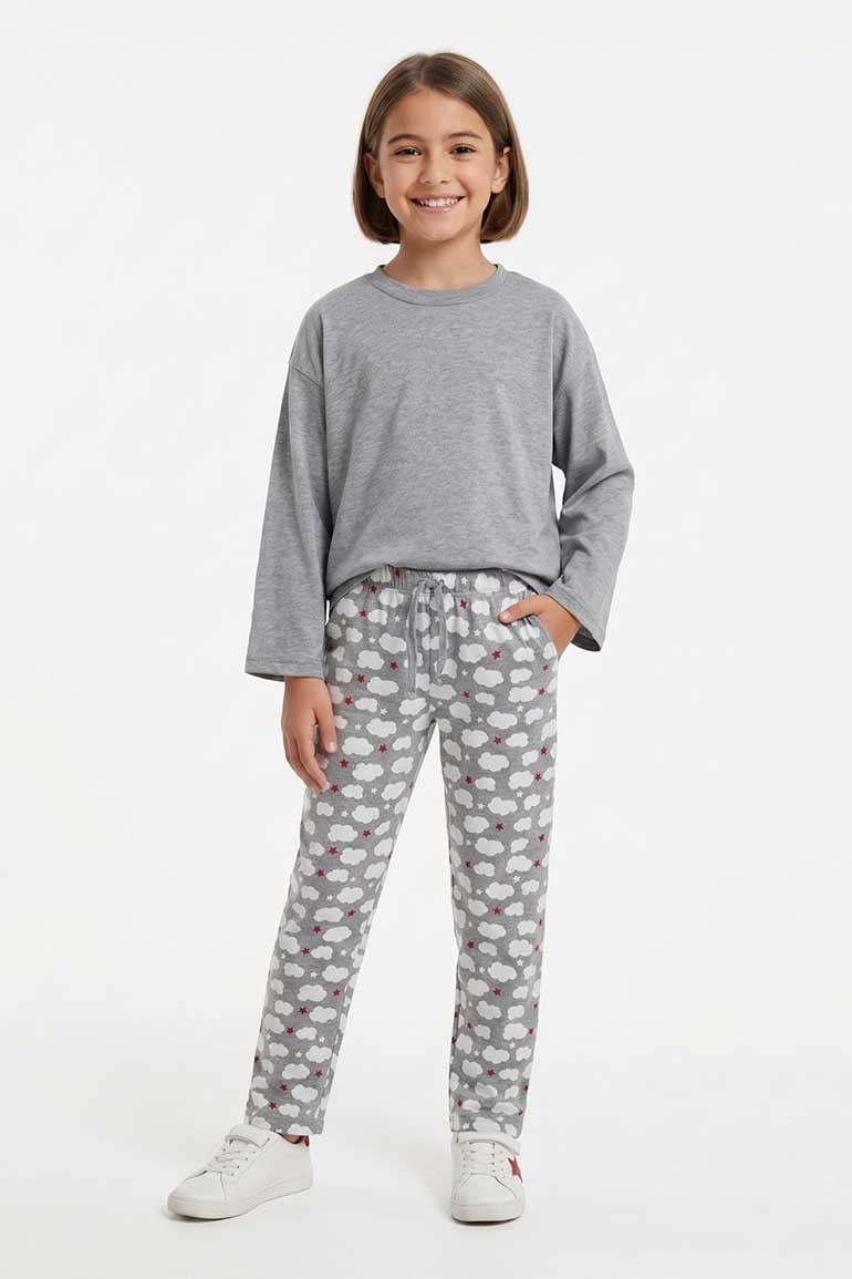 PRINTED PJ SET FOR GIRLS
