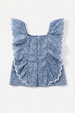  PRINTED RUFFLE DRESS FOR BABY GIRL   MEME