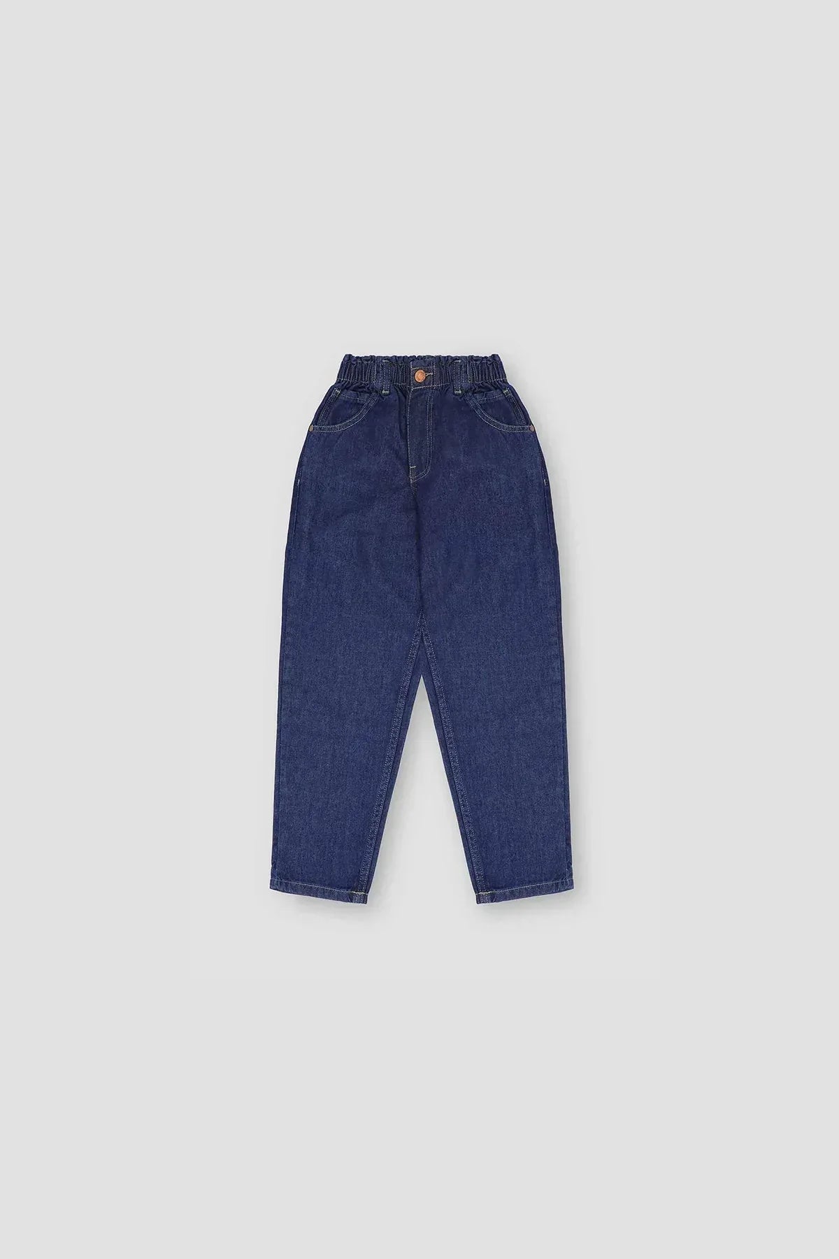 Paper Bag Denim Jeans For Girl