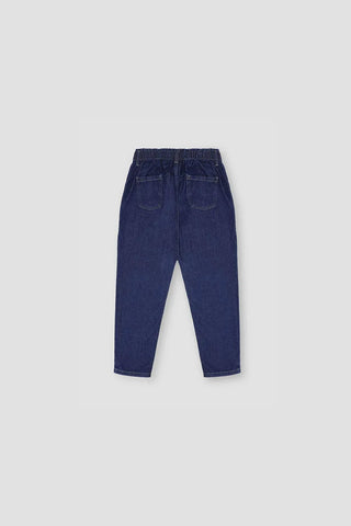 Paper Bag Denim Jeans For Girl