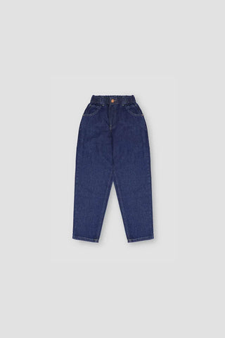 Paper Bag Denim Jeans For Girl