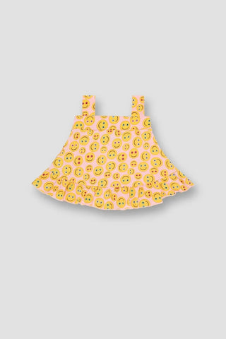 Printed Emoji Set For Baby Girl