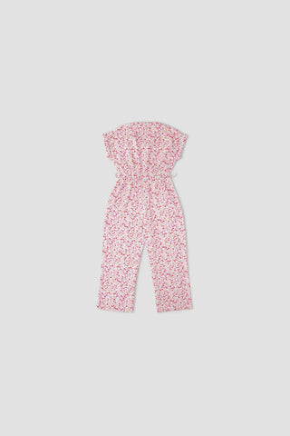 Printed Jumpsuit Dress For Girl