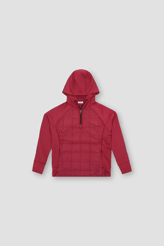Puffer Jacket For Women - Burgundy