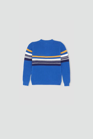 Pullover Sweater For Boy - Blue