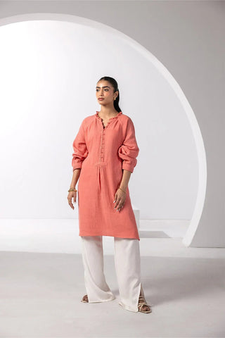 Crinkled Midi Dress For Women