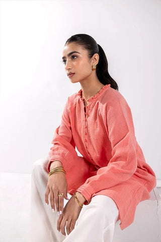 Crinkled Midi Dress For Women