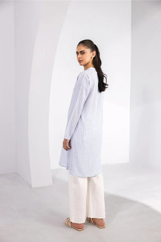 Striped Long Shirt For Women