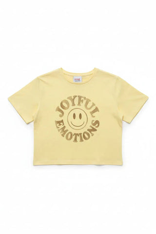 Printed Crop T-Shirt For Women