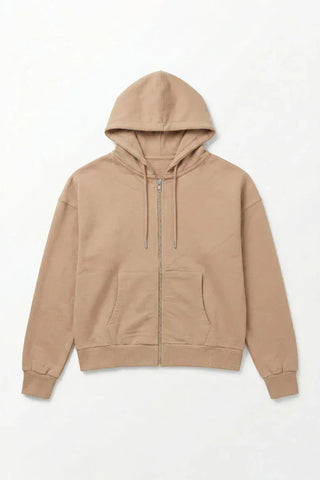 Zip-Up Hoodie Jacket for Women