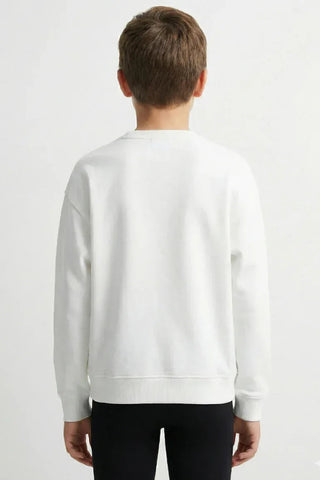 Graphic Sweatshirt For Boys - Off-White