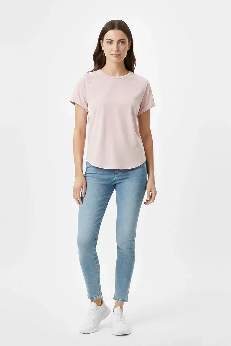 Ruched Hem T-Shirt For Women