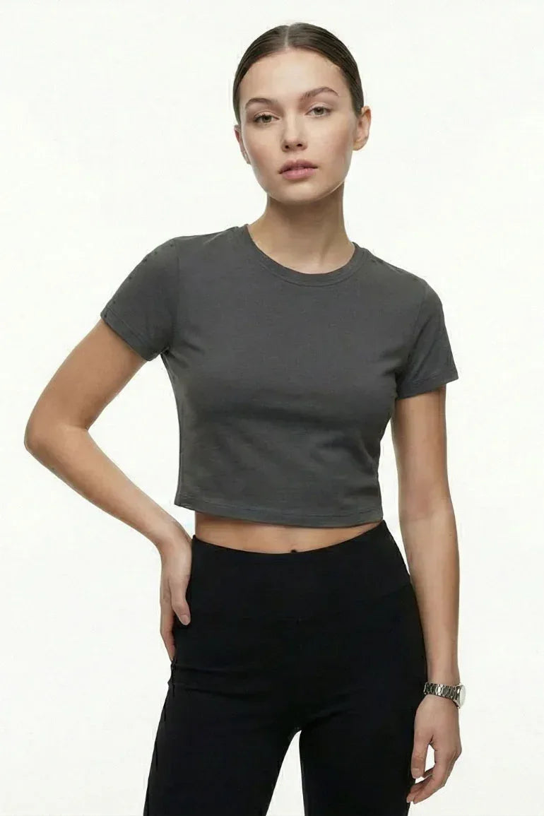 Crop Fit Tee For Women