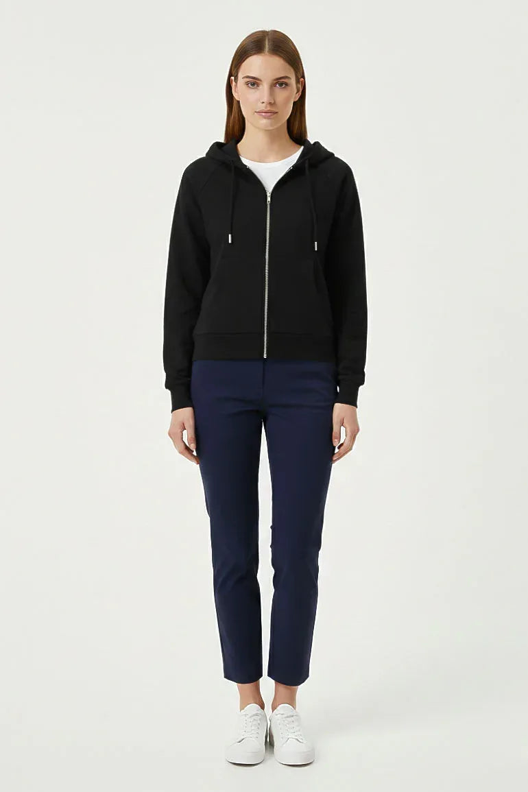 Zip-Up Hoodie Jacket for Women