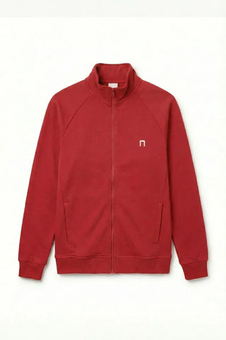Zip-Up Sweat Jacket for Men