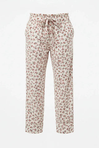 Floral Drawstring Trousers for Girl
