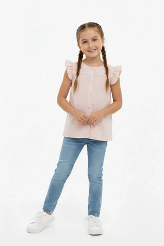 Sleeveless Ruffle Top for Girl